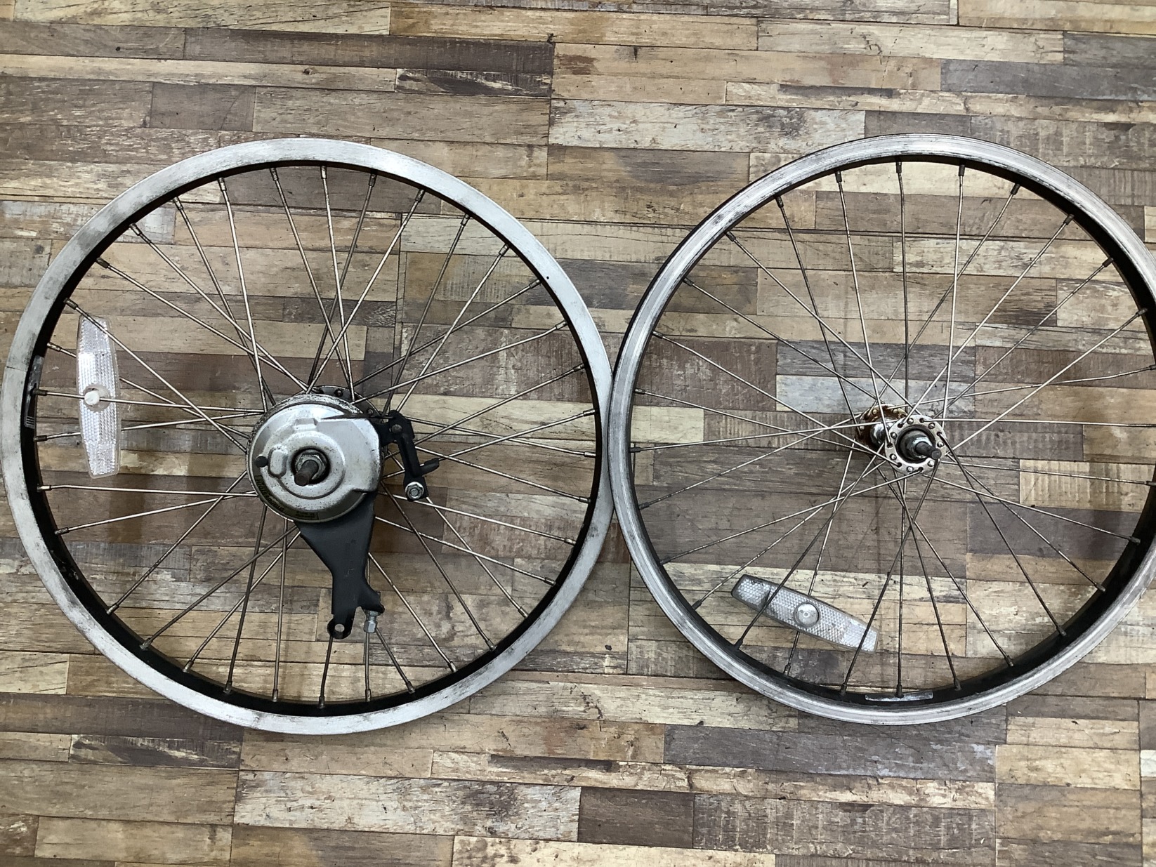 W42 YAMAHA PAS Babby XL ヤマハ パス バビーXL(PA20BXL)20インチ 前後ホイールセット