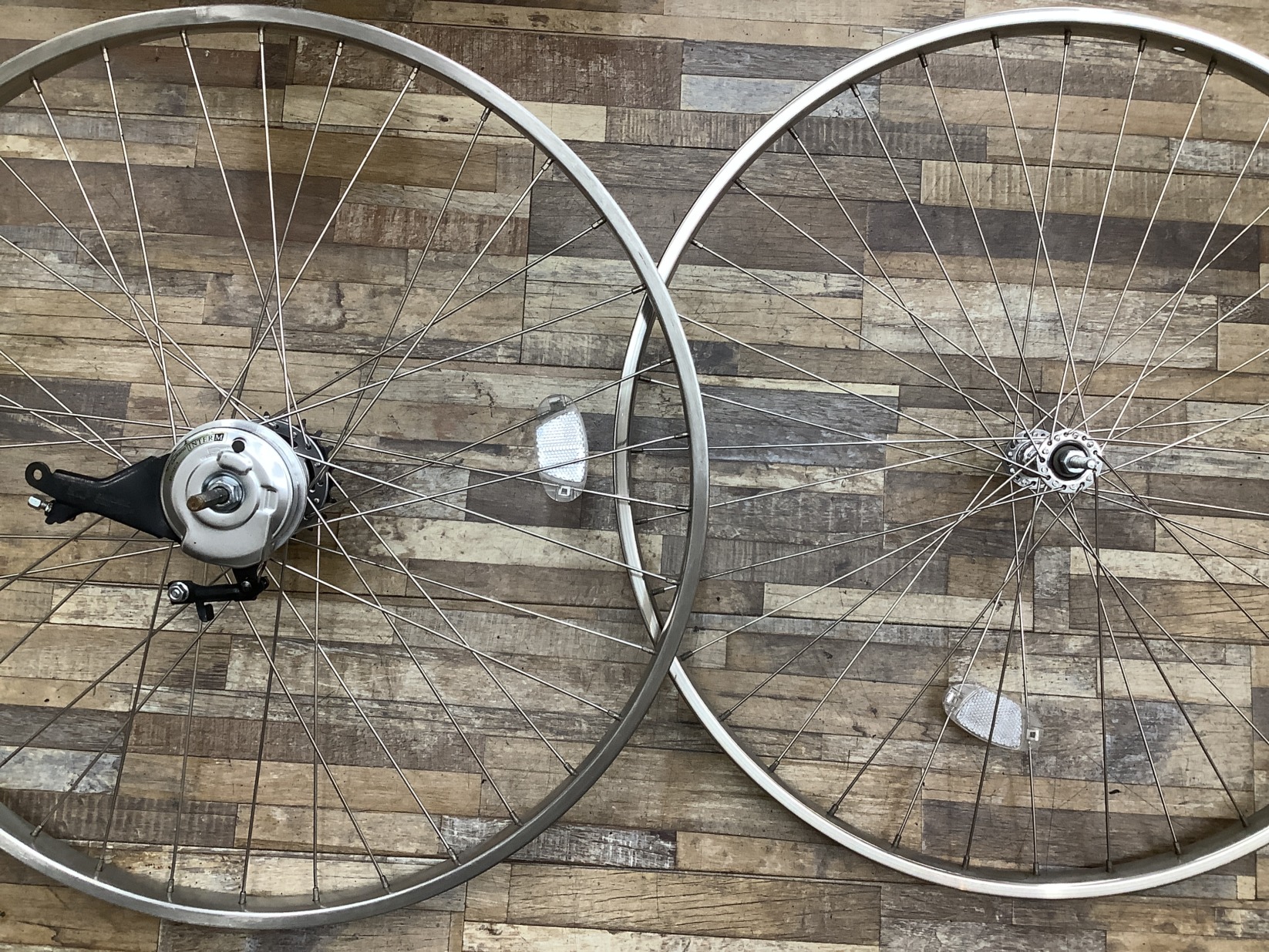 W89 YAMAHA PAS Natura L ヤマハ パス ナチュラ エル(PA26NL)26インチ 電動アシスト自転車 前後ホイールセット