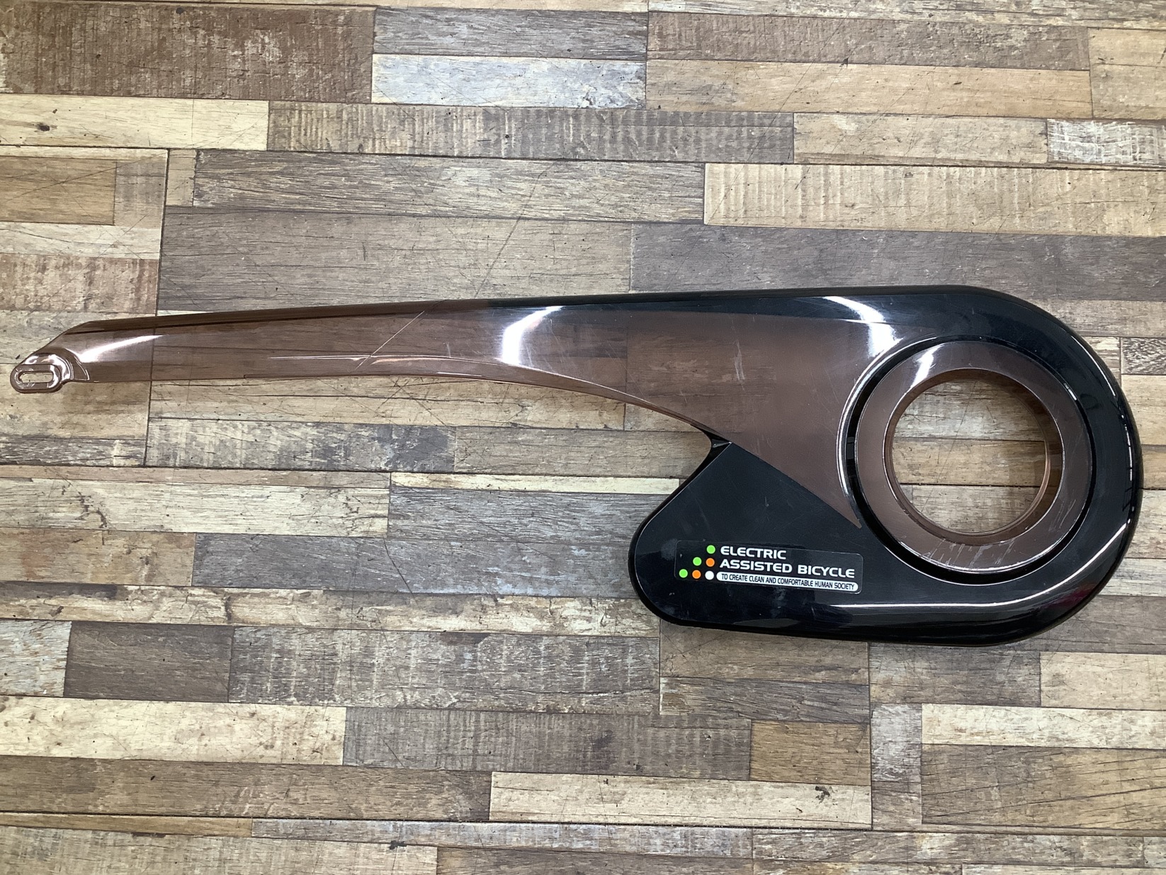 K243 Panasonic ViVi DX CITY パナソニック ビビ・DX・シティ(BE-ENDT755B)27インチ 電動アシスト自転車 チェーンカバー