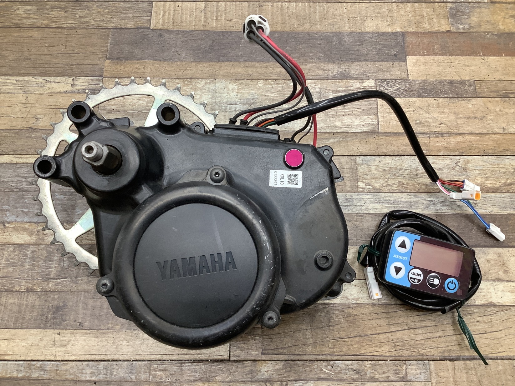 K259 YAMAHA PAS Babby un ヤマハ パス バビー アン(PA20BXLR)20インチ 電動アシスト自転車 モーター エンジン