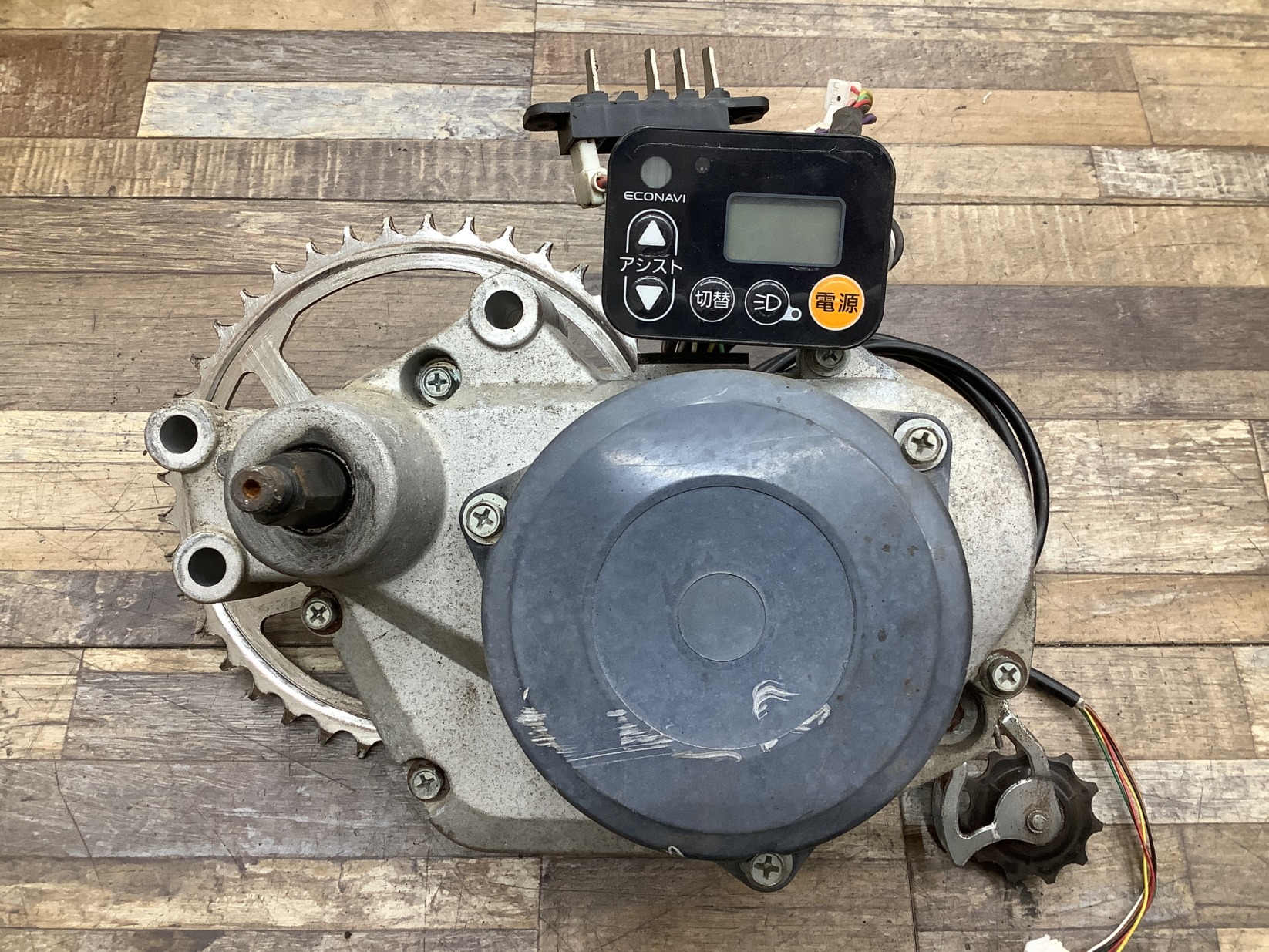 K382 Panasonic ViVi DX パナソニック ビビ・DX(BE-ELD633V)26インチ 電動アシスト自転車 モーター エンジン