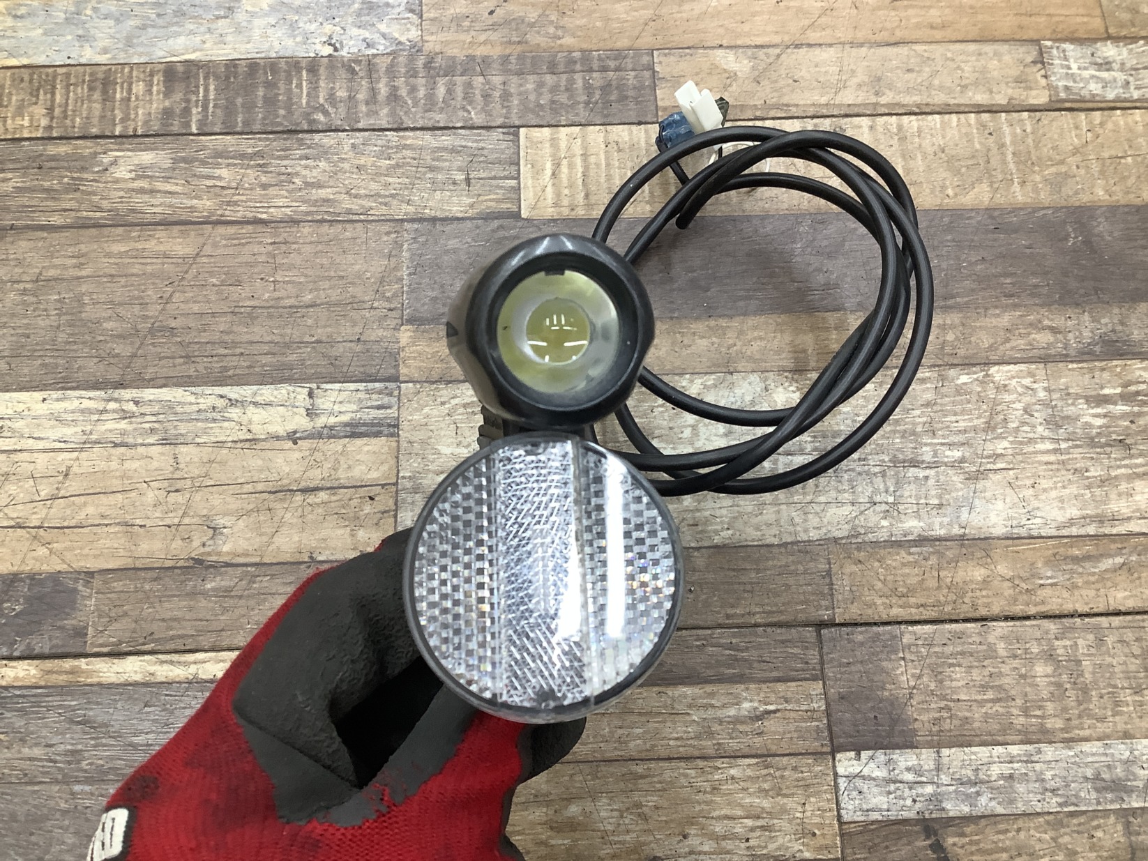 K388 Panasonic Hurryer パナソニック ハリヤ(BE-ELH42F)26インチ 電動アシスト自転車 LEDライト