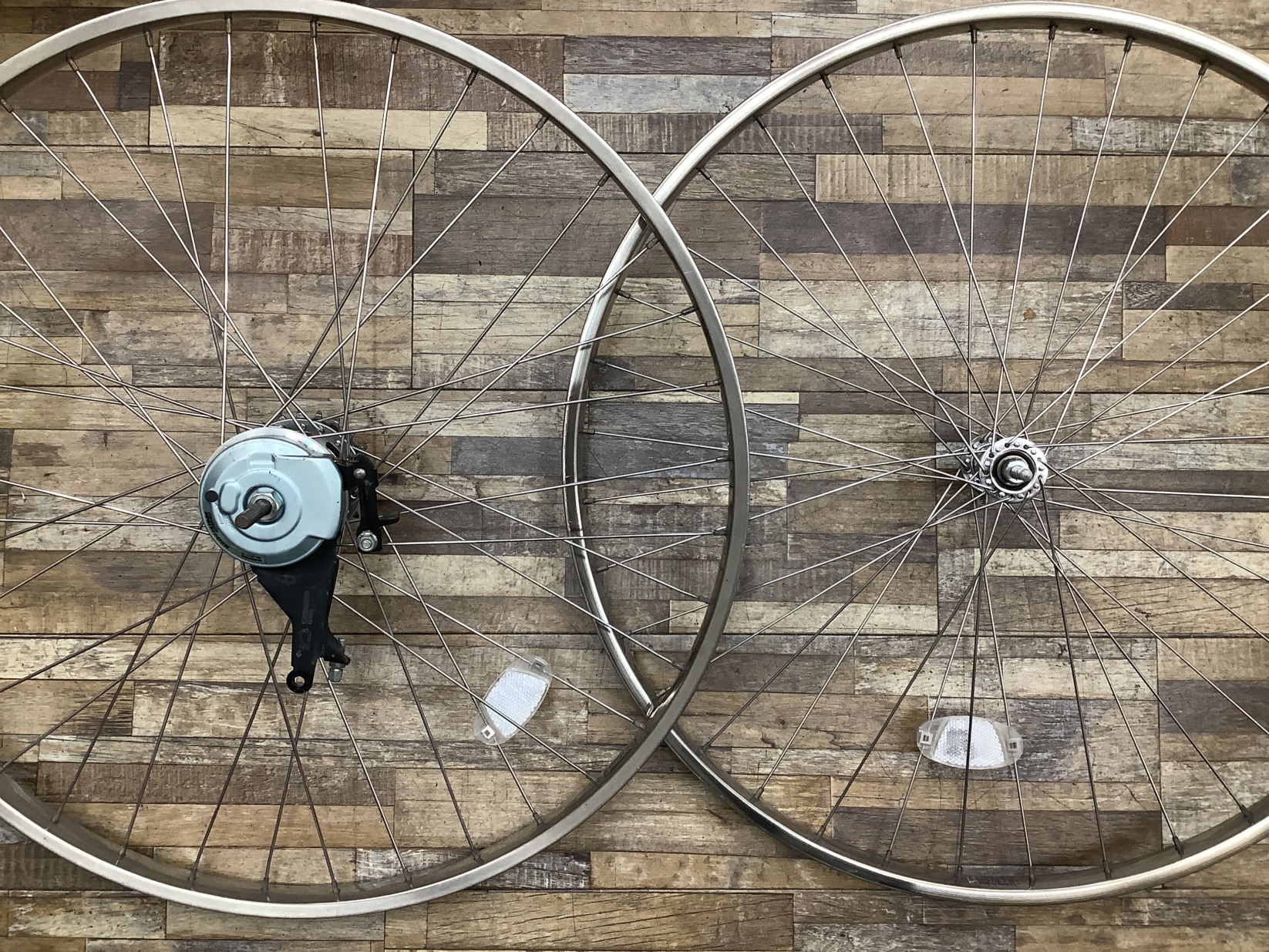 W122 BRIDGESTONE Assista Lithium DX ブリヂストン アシスタリチウムDX(A6L60)26インチ 電動アシスト自転車 前後ホイールセット