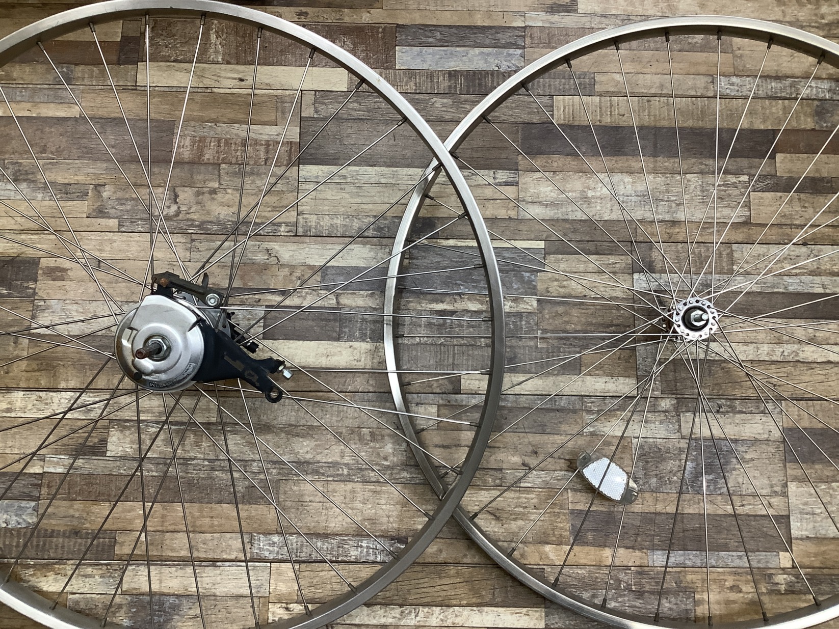 W127 YAMAHA PAS CITY-L5 ヤマハ パス シティL5(PM27CL5)27インチ 電動アシスト自転車 前後ホイールセット